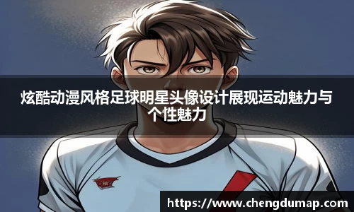 炫酷动漫风格足球明星头像设计展现运动魅力与个性魅力